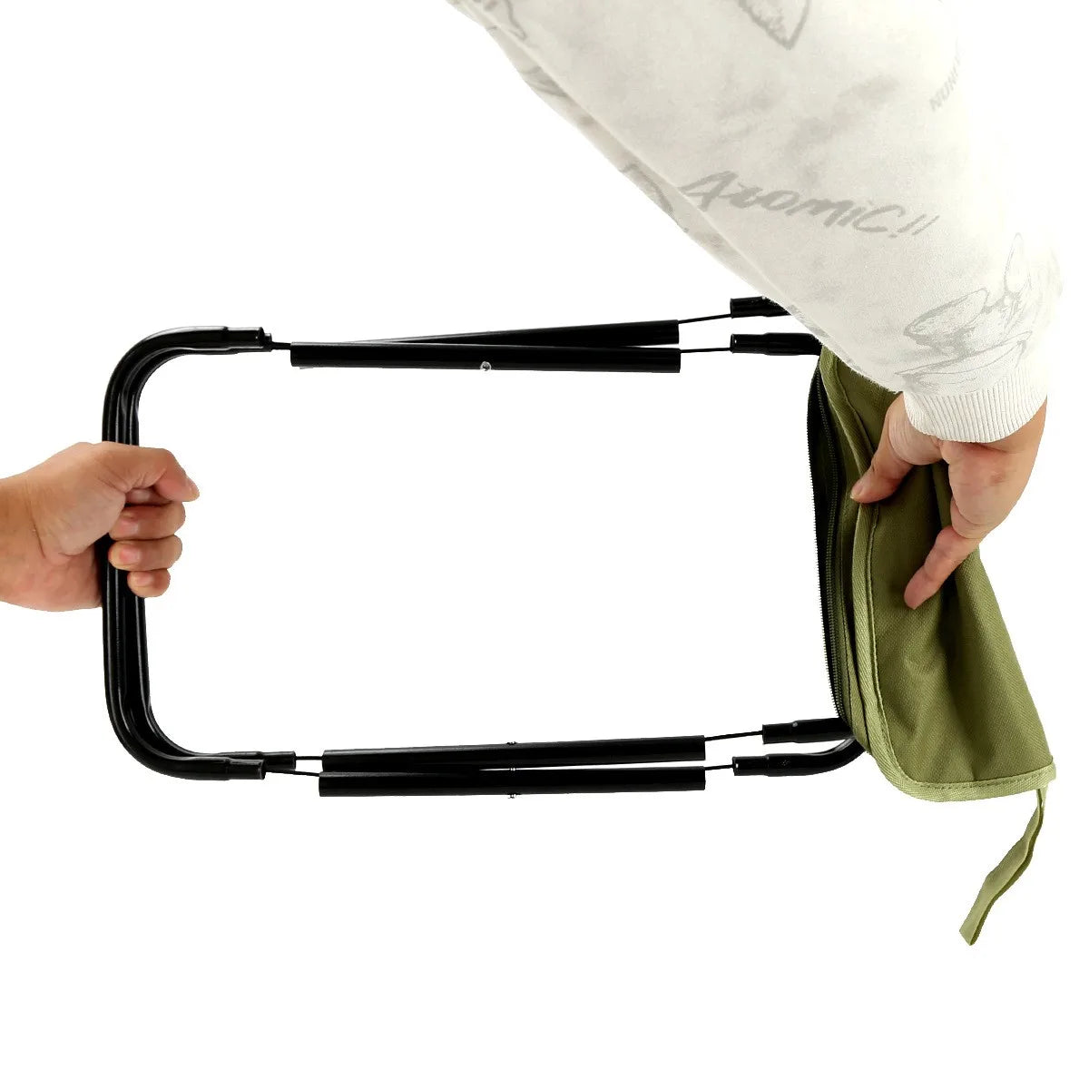 Handbag-style Folding Stool Mini Camping Stool Fishing Stool Travel Leisure Chair