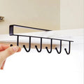 Kitchen Household Storage Rack Cupboard Hanging Hook Hanger Cabinet Storage Organizer Holder