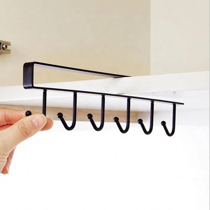 Kitchen Household Storage Rack Cupboard Hanging Hook Hanger Cabinet Storage Organizer Holder