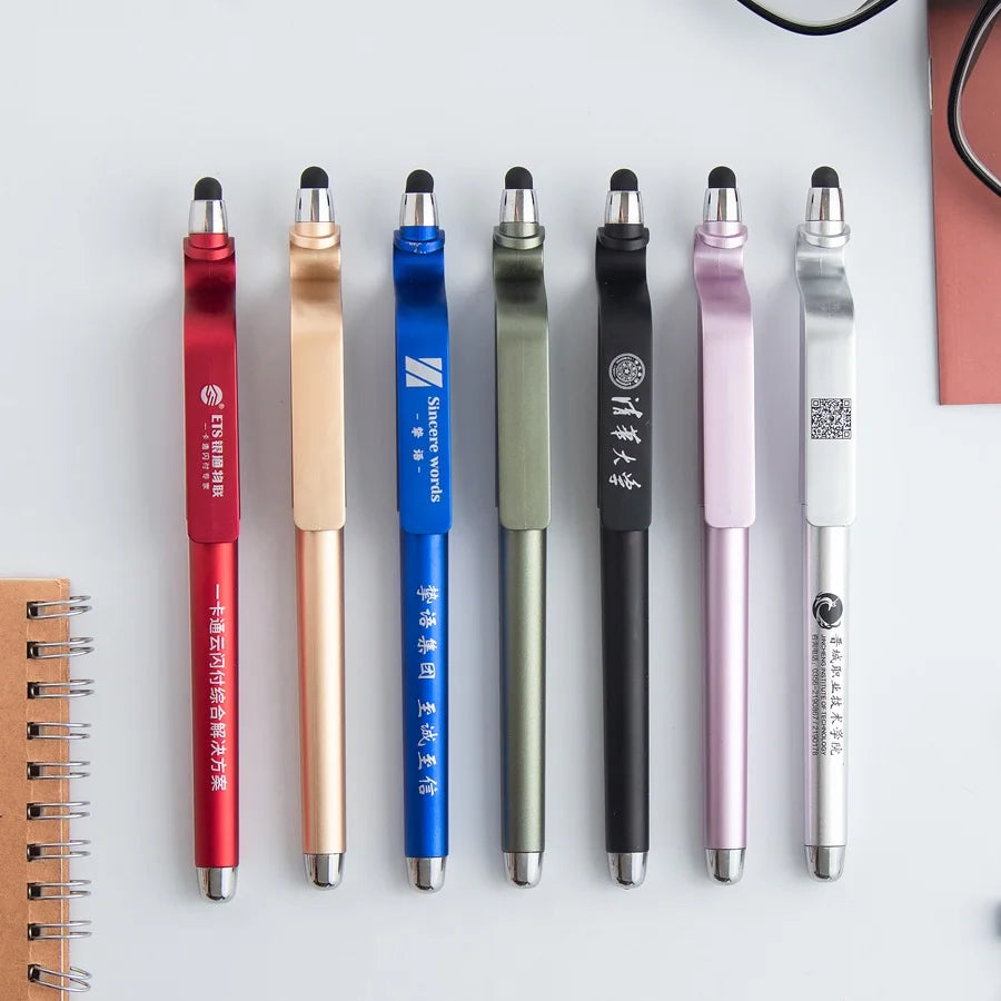 Multi Functional Phone Holder Signature Pen Customization logo QR Code Creativity Looks Good 0.5 Advertising Gel Pen