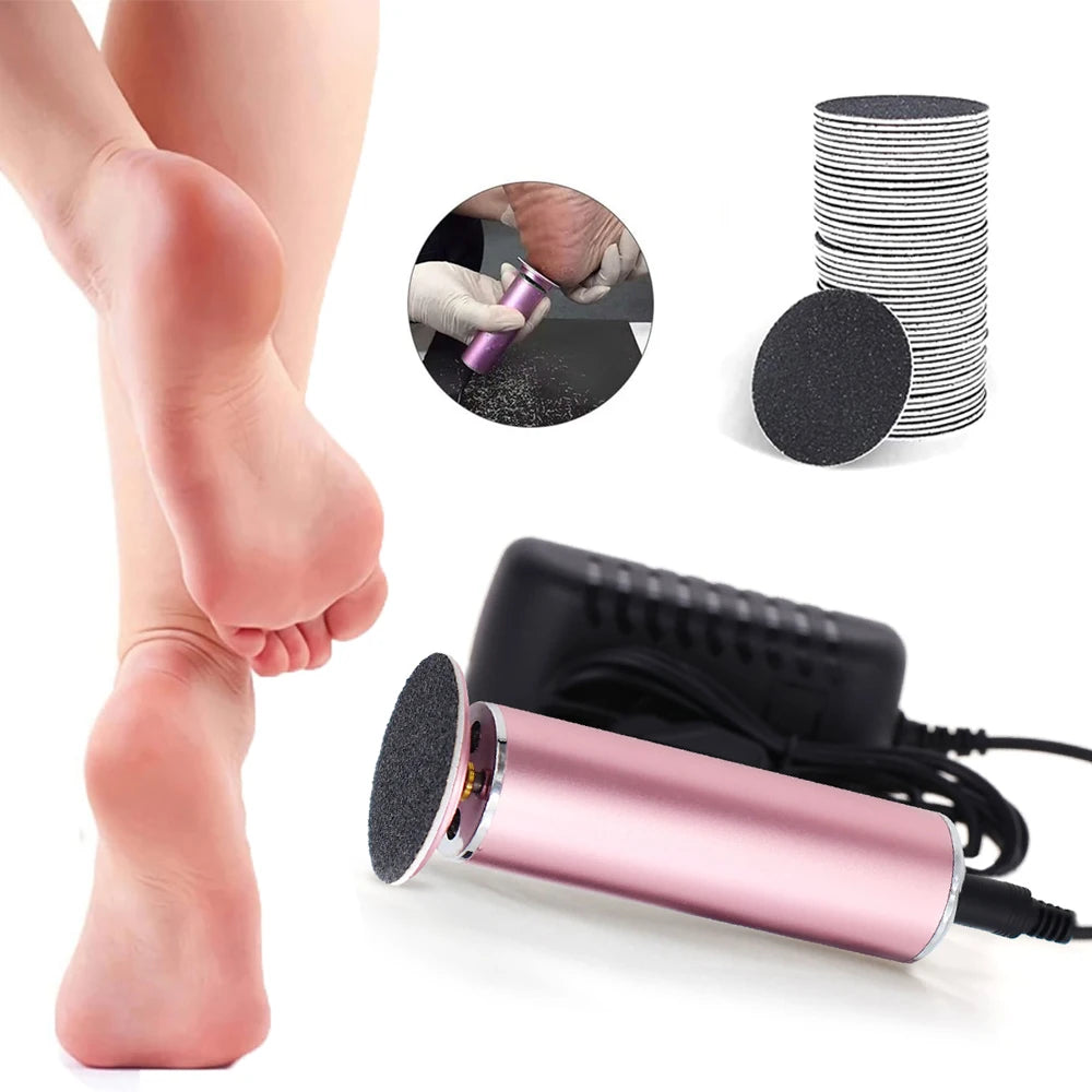 Replaceable Sanding Paper Pedicure Kit Machine Dead Skin Foot File Callus Remover Electric Foot Grinder Callus Remover