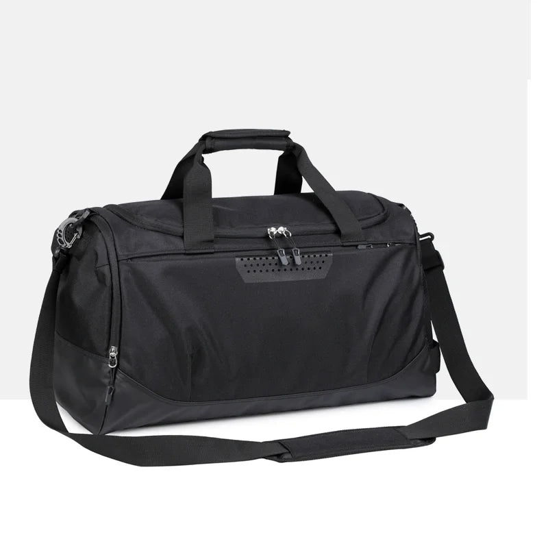 Custom Logo Large Capacity Portable Multifunctional Camping Waterproof Gym Sports Duffle Bag Travel Outdoor Gym Fitness Bag