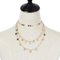 Minimalist Style Design Multi-Layer Chain Necklace Trendy Fashionable Personalized Alloy Choker Premium Necklace Jewelry
