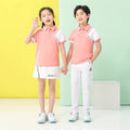 School Uniform Custom KidsTennis Short Sleeve Shoulder Logo Breathable Skin-Friendly Children's Golf Polo Shirt