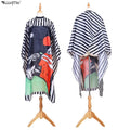 Wanmei Fashion Mexican Style Skull element Salon Hairdressing Hair Cutting Coloring Cape Barber Wrap Apron
