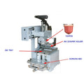 TAOXING Small Size Manual Metal Pad Printer with Pad for Card/Tube/Cloths/Label/Paper Printing 1 Year Warranty New