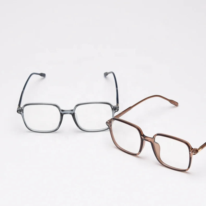 Jiuling Eyewear Korean Style Beautiful Color Eyeglasses Frames Oversized square Blue Light Blocking Eye Glasses for Student