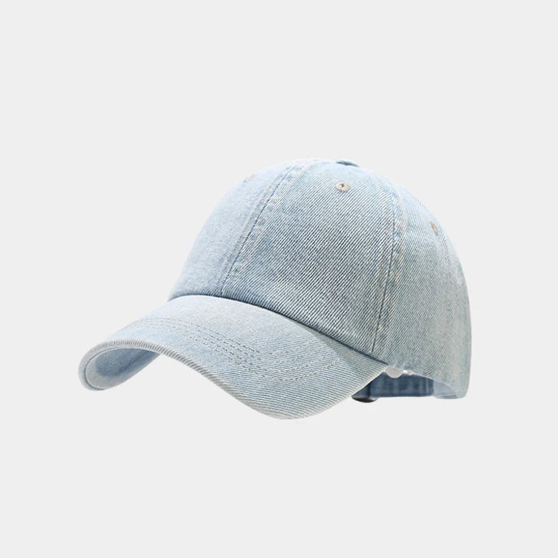New Design Summer Fashion Women Men Visors Cap Formal Blank Baseball Cap with Silk Screen Printed Logo Dad Hats Business Denim