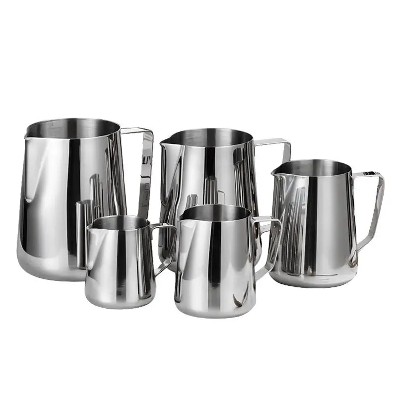 350ml 600ml 1500ml Stainless Steel Garland Cup Milk Jug Fancy Coffee Utensils Can Be Customized