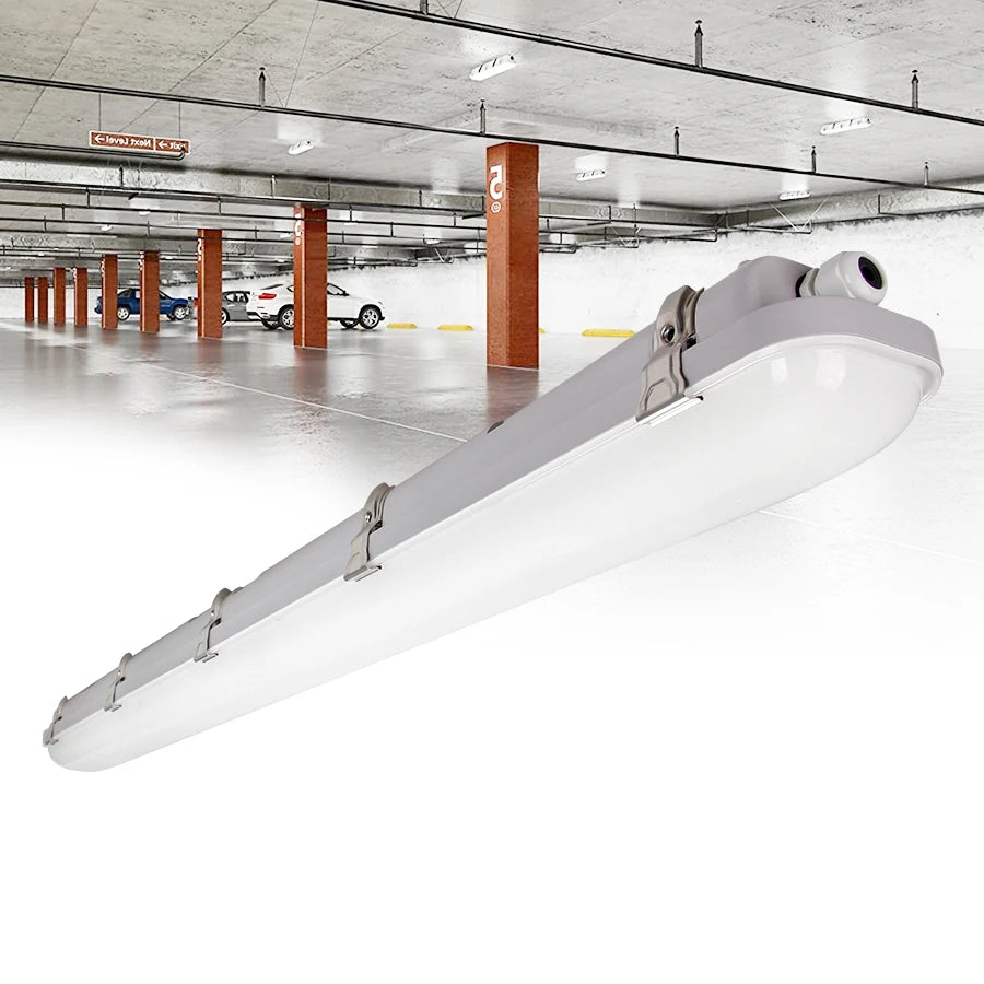 In Stock 4FT 40W/50W/60W 3-Power and 3500K-4000K-5000K 3-CCT Selectable Led Vapor Light With ETL