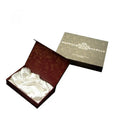 Premium Magnetic Closure Rigid Gift Cardboard Packaging Box Custom logo with Embossing Portable Sponge Liner for CosmeticJewelry