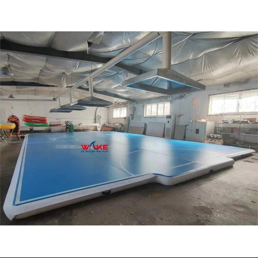 Large Size Inflatable Basketball Court Air Track Mat Drop Stitch Fabric Tumbling Mats Wake Brand 10-30cm Thickness CE Certified