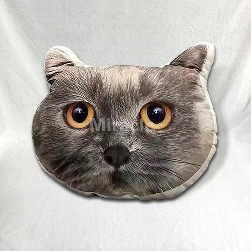 Printed Body Decorative Pillows Cases Custom Logo Cushion Cases 18x18 Pillows Anime Covers Plush Animal Cat Pillows