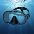 Food Grade Silicone Frameless Adjustable Snorkel Mask New Design Side Buckle 4.0mm Tempered Glass Lens for Freediving Diver