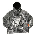 Drop Shipping Customize Tapestry Hoodies Manufacturers Woven Jacquard Blanket Hoodie Plus Size Blanket Spider Hoodie