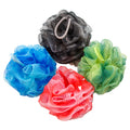 New Arrival Assorted Colors Bath Sponge 50g Bath Ball Zhejiang Shower Mesh Pouf Exfoliating Sponge Beautiful Loofah