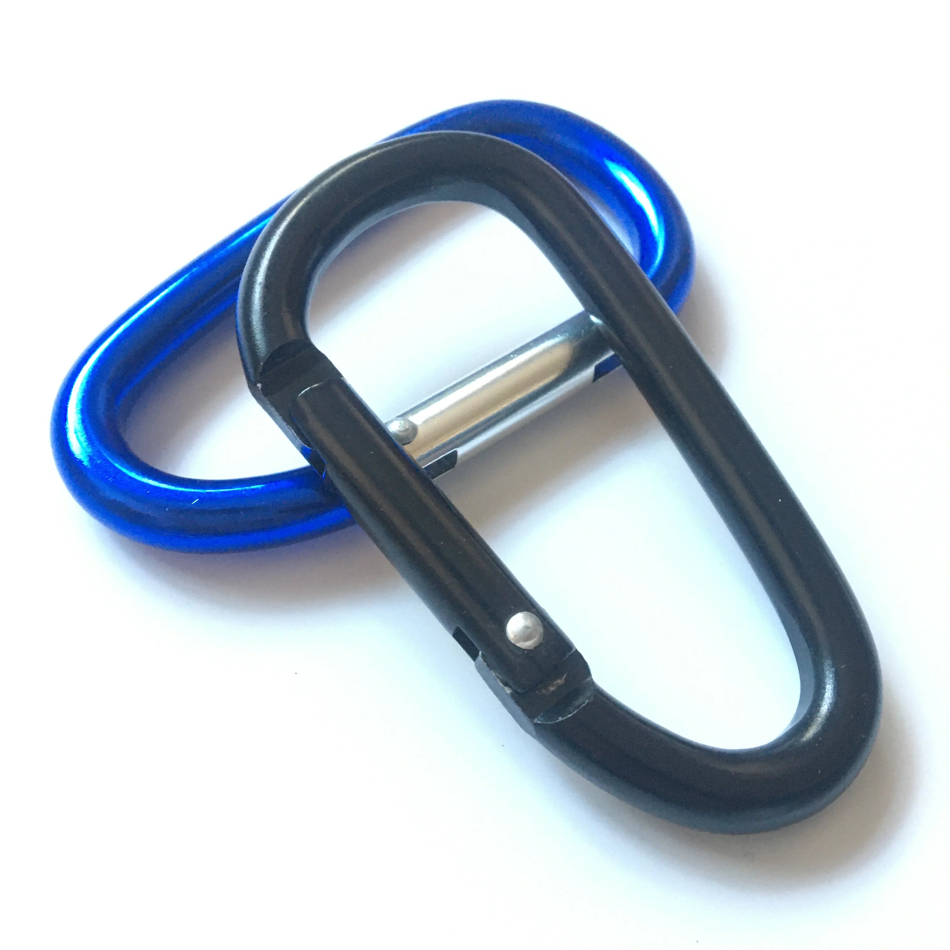 10cm D Shape Aluminum Anodized Heavy Industry Carabiner