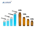 AIJIREN Borosilicate Glass Vials EPA TOC VOA Laboratory Screw Neck Flat Vial PP Cap Manufacturer's Supplies for Sample Bottles