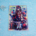 Custom Printed Eco-Friendly Acrylic Anime Holographic Cartoon Bordered Poster Standee for Home Decoration with Custom Design