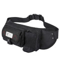 Factory Direct Sale Men's Outdoor Waterproof Fanny Pack Black Bum Waist Bag