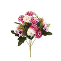 Factory Direct Mini Stem Silk Flower Bushes Artificial Carnation Flowers bunch for Decoration