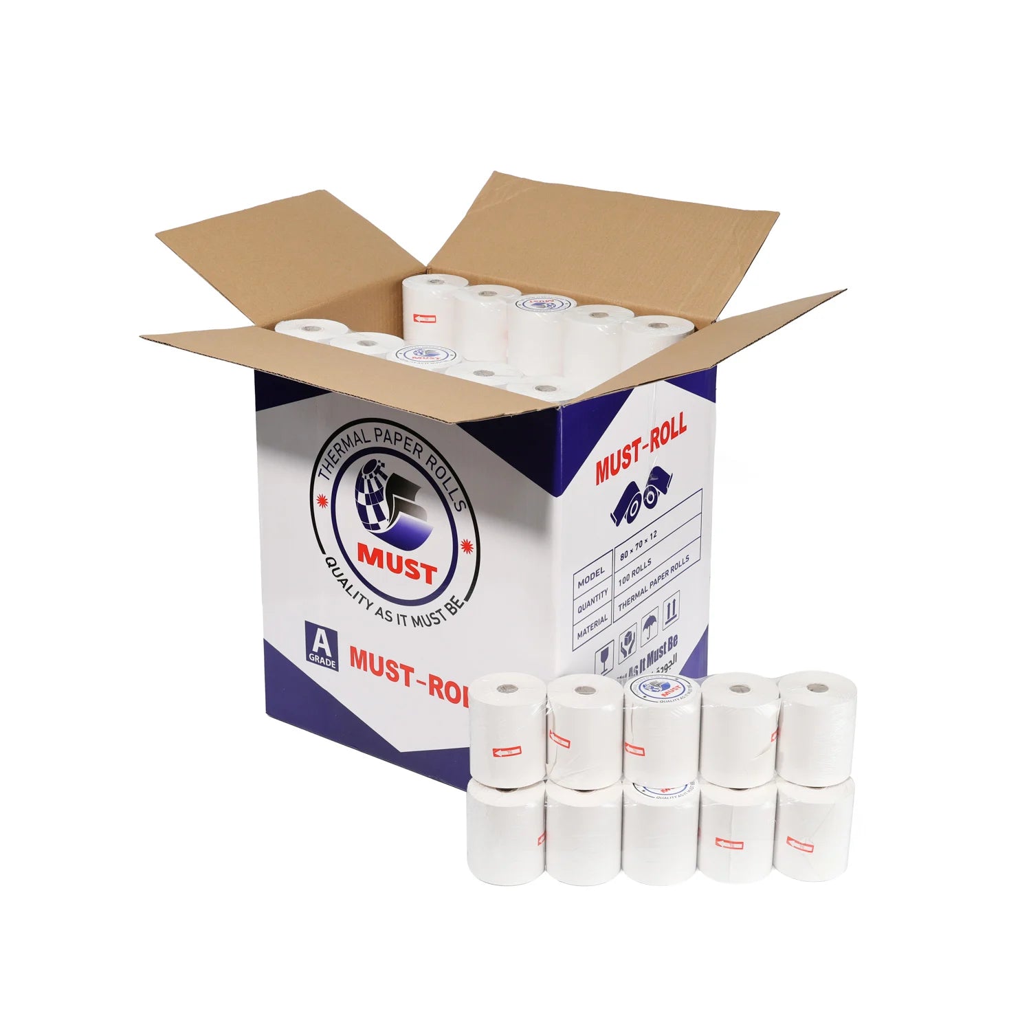 57*40 57mm X 38mm Bpa Free Receipt Roll Pos Paper Rolls Thermal Roll Paper