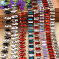 Customized Colors Crystal Cup Chain Silver Plated Metal Base Rhinestone Trimming for Apparel Bags Hats Home Textile Craft Diy