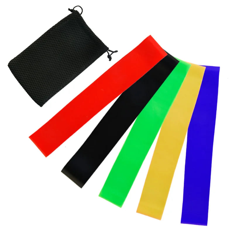 Wholesale Stock High Quality Exercise Bands Yoga Product TPE Fitness Elastic Ring Solid Resistance Bands
