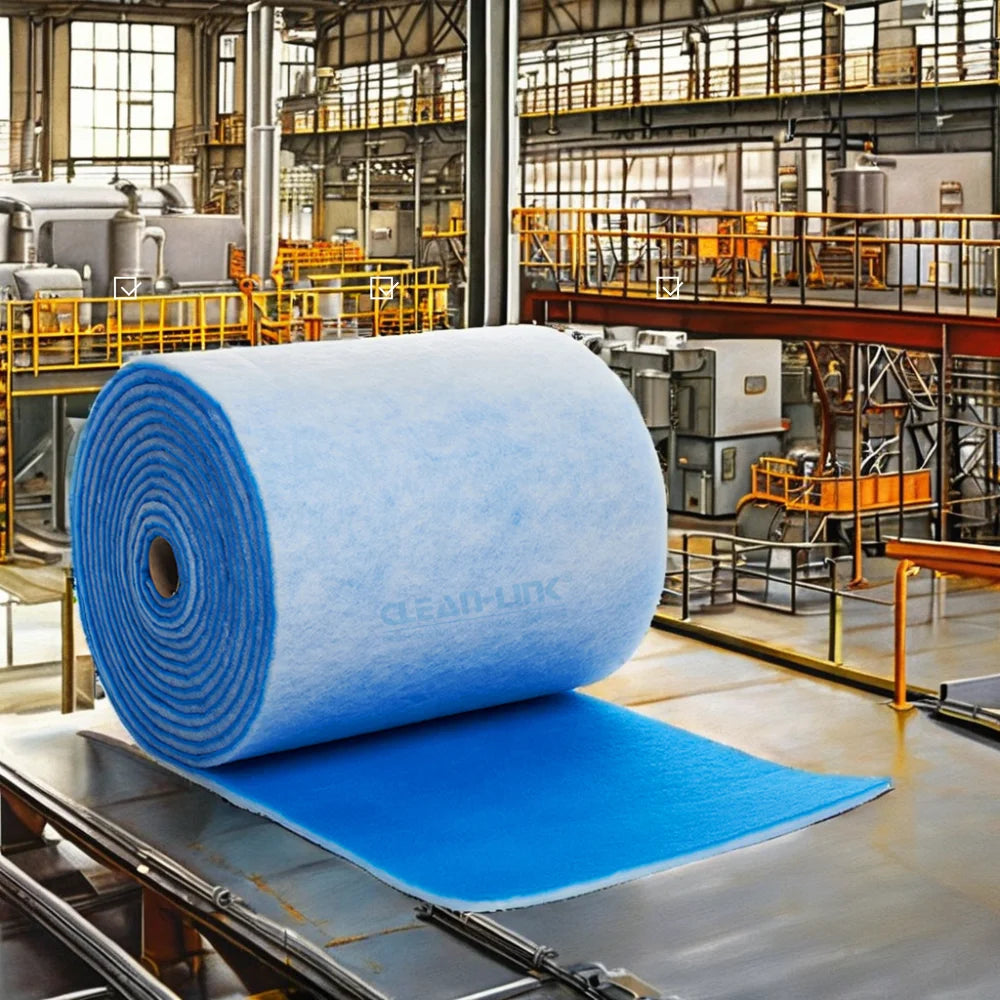 Manufacturer Coarse Filtration G3 G4 Pre Filter Media Synthetic Fiber Air Intake Filter Roll for Hvac Filter