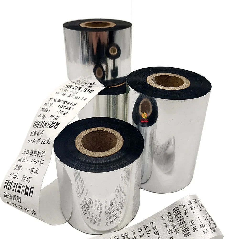 Printer Ribbons 30*300m Wash-care Resin Ttr Ribbon for Garment Label Printer
