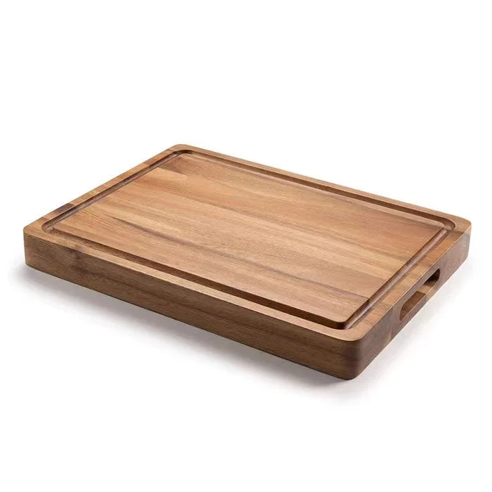 Wholesale Custom Large Acacia Wood Chopping Blocks Thick Acacia Wood Chopping Cutting Board Tabla De Cortar