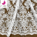 French Tulle Fabric With Sequins Pure White Bridal Lace for Wedding 2021  HY1399--1
