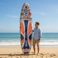 Dropshipping Inflatable sup Paddle Board 33'' Extra Wide Inflatable Stand up Paddle Boards Surfing Board with Hot Welding Seam