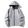 Aoyema Wholesale Camouflaged Detachable Hood Jacket Full Zipper Outdoor Sports Waterproof Windbreaker Jacket for Men