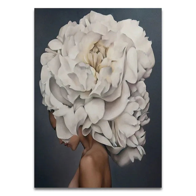 CHENISTORY 993045 Flower Girl DIY Drawing by Numbers Kits Drawing Canvas Pictures Figure Diy Painting by Numbers  Home Decor