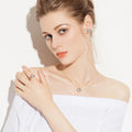 Wholesale 925 Sterling Silver Necklace Set with Aquamarine Gemstone 100% Genuine Gold Plated Fine Jewelry Set for Parties Gifts
