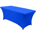 Wholesale Custom Trade Show Printed logo Polyester Waterproof Fitted Stretch Spandex Table Cover Table Cloths