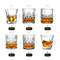 10OZ Whiskey Glasses-Premium Quality Old Fashioned Crystal Whiskey Glasses/Style Glassware for Bourbon/Rum Glasses