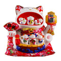 New Year 15 Inches Gift Piggy Bank Business Ornaments Large Big Size Wealth Waving Hand Porcelain Ceramic Fortune Lucky Cat