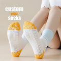 Free Sample Wholesale Yoga Tube Professional Shock-Absorbing and Anti Slip Sports Socks Pilates Fitness Training Running Socks