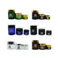 Wholesale Cosmetic 5g 10g 15g 20g 30g 50g 60g 100g clear Green Blue Black Amber Frosted Eye Face Body Cream Glass Jar with Lid