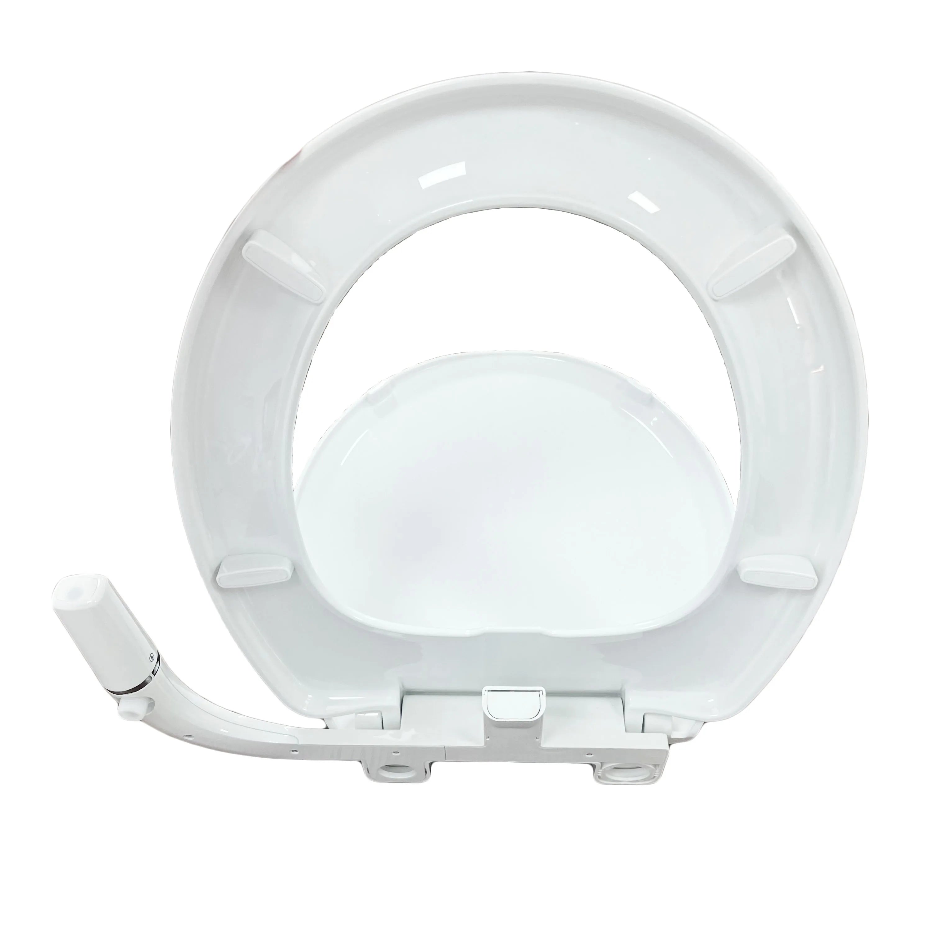 O Shape Vertical Spray Self Cleaning Soft Close Combined Toilet and Bidet Seat