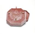 Factory Wholesale Velvet Travel Necklace Pendant Ring Set Jewelry Gift Box Custom Suede Velvet Storage Jewelry Box With Logo