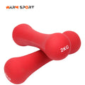 Wholesale Custom Logo Home Fitness Sports Colorful Bone Shape Neoprene & Cast Iron Core Warm Brand Unisex Dumbbells