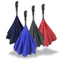 High Quality Inverted Umbrella 190T Double Layer Promotional Gifts UM006 Eight-Panel Pongee Canopy 75cm Sky Inverted Umbrella