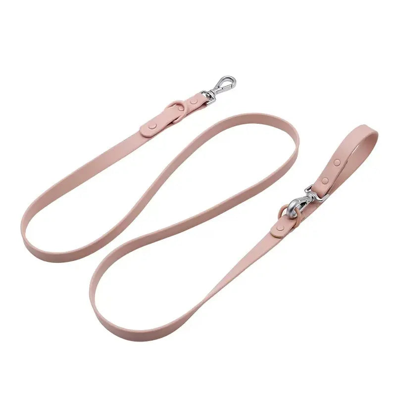 2025 New Design PVC Dog Leash with Zinc Alloy Double Hooks Tangle-Proof & Heavy Duty Dog Lead Customizable Color and Size