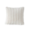 Throw Pillow Covers 20x20 Soft Faux Fur Plush Decorative Fuzzy Striped Square Cushion Cases
