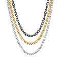 Factory Price Wholesale Stainless Steel Gold Bulk Waterproof Bead Chain Necklaces Trend Making Jewelry for Women Men