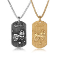 Luxury Gold Greece Gemini Jewelry Retro Style Twelve Zodiac Pattern Stainless Steel Horoscope Pendant Necklace