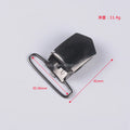 Heavy Duty Suspender Clip Gun Black Color For 35mm Belt Metal Big Suspender Clip For Sale
